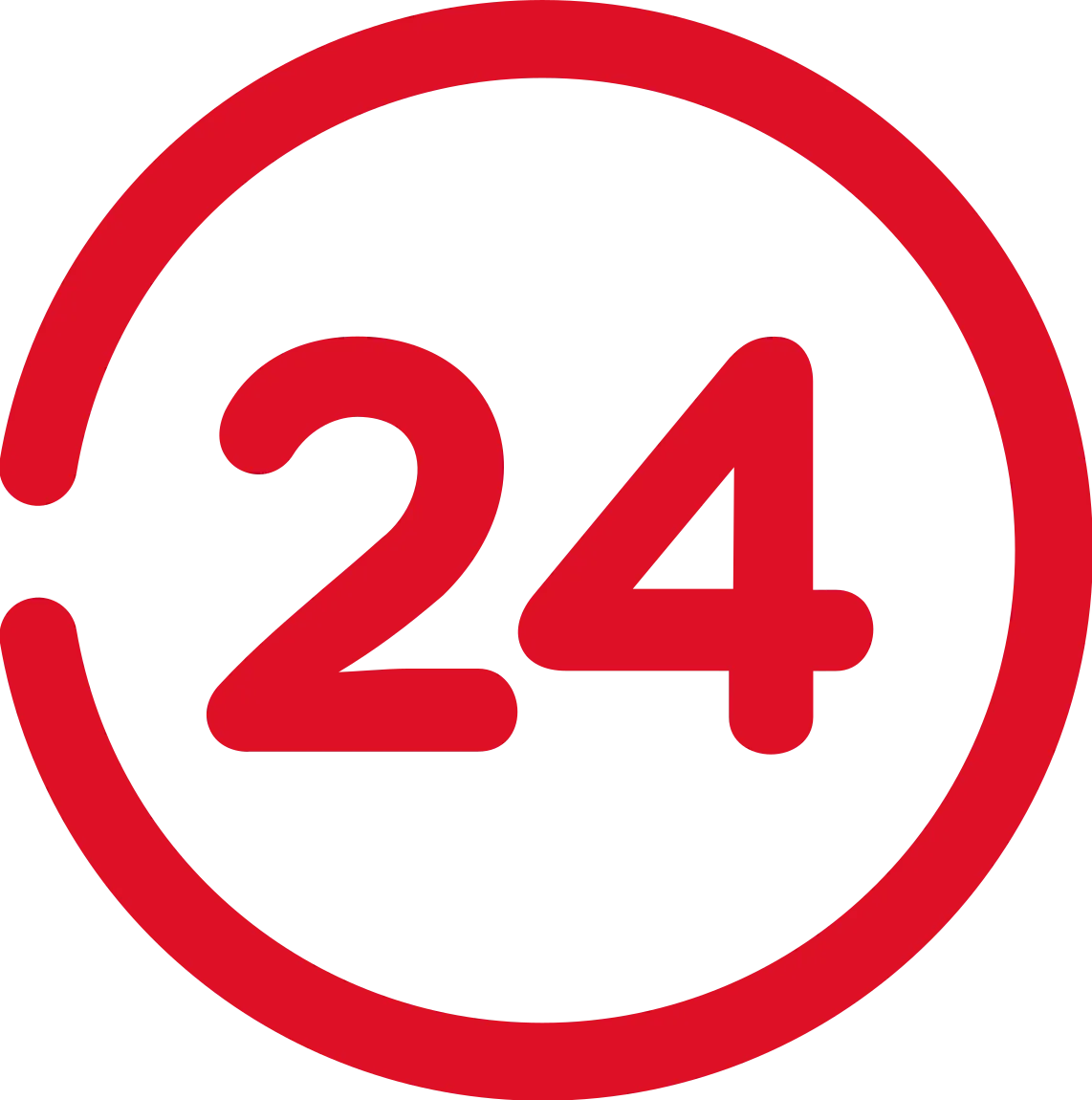Logo del programa 24 Horas de TVN donde se explicaron los tipos de hepatitis