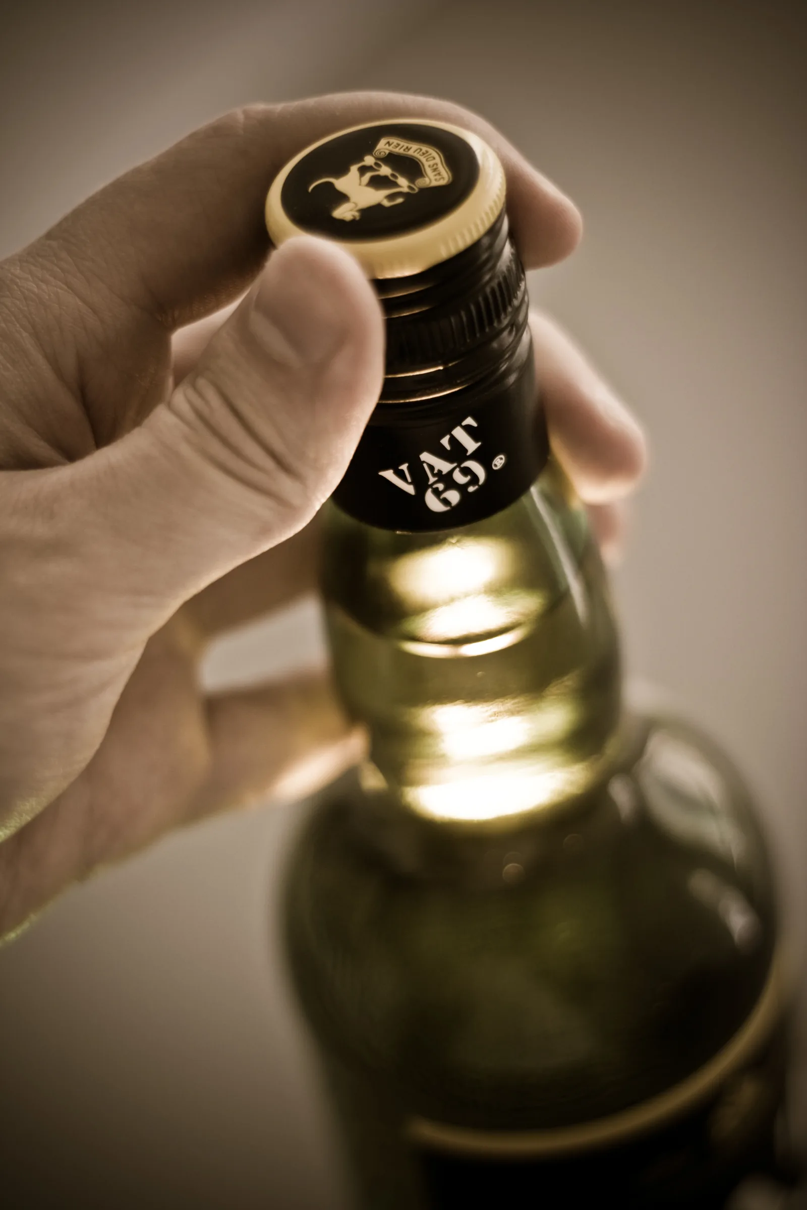Botella de licor