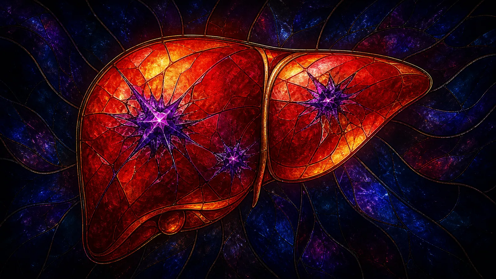 Medical illustration about Herpes hepatitis (herpes simplex virus hepatitis)