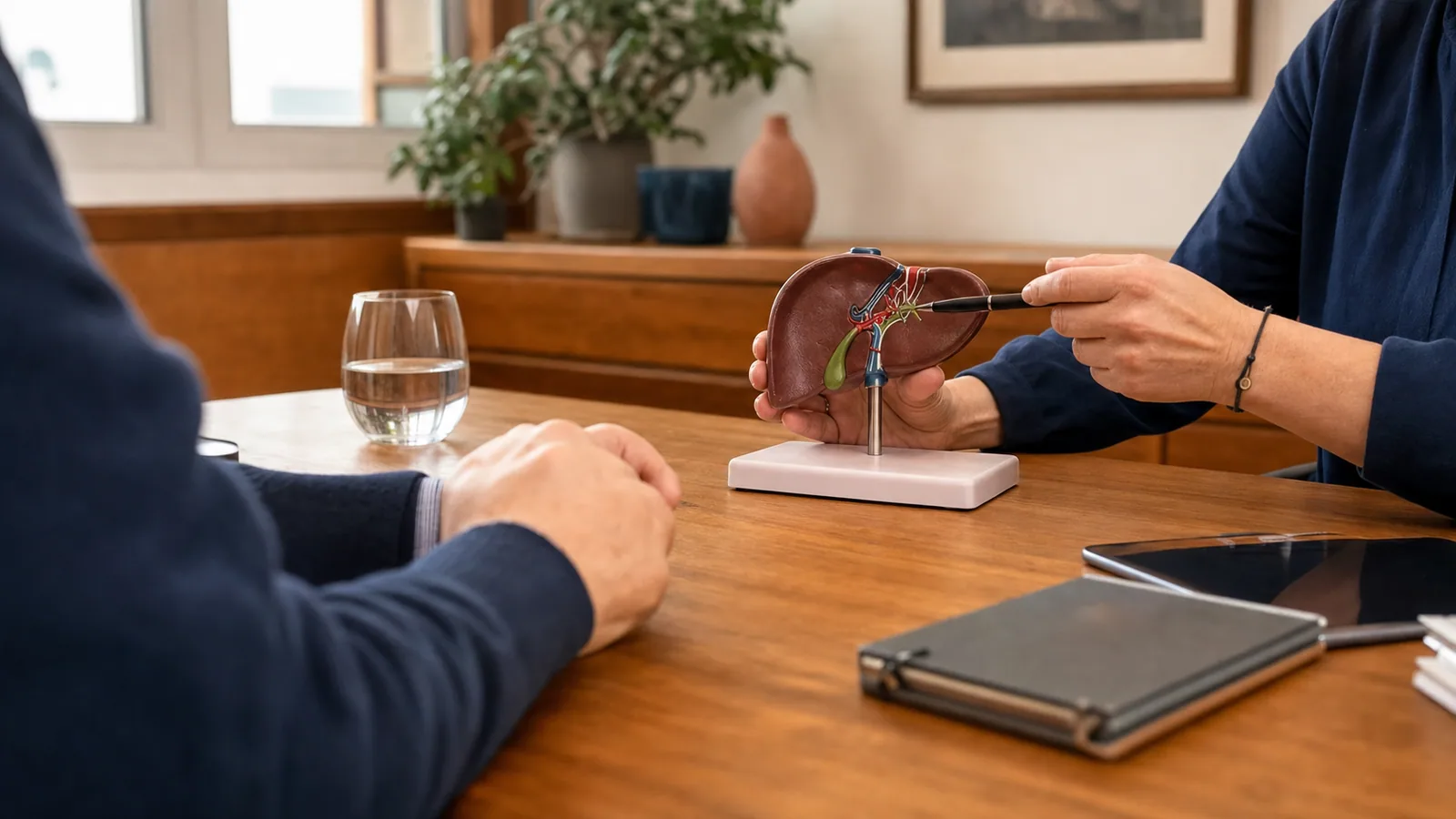 Consulta médica especializada en hepatología